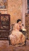 Edouard Vuillard Maxi Er portrait of his wife at home oil on canvas